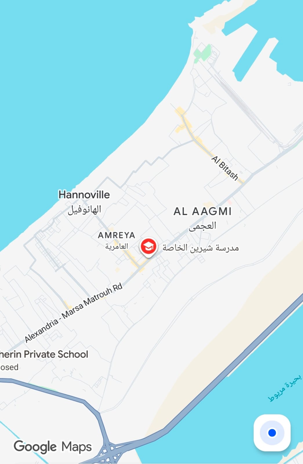 خريطة موقع الشركة